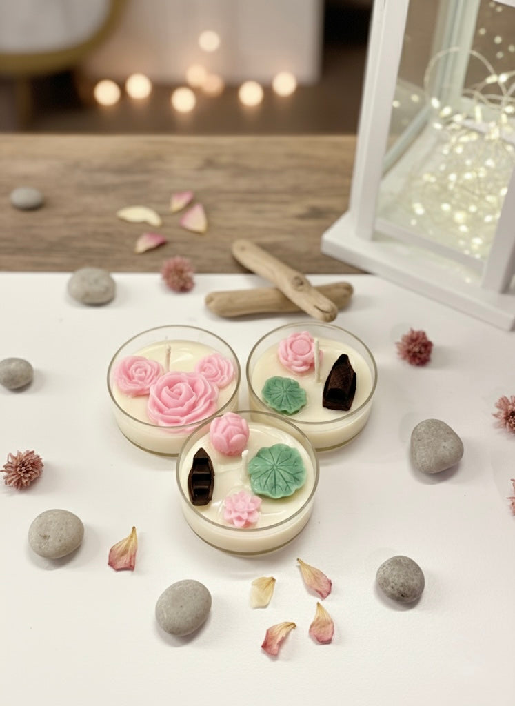 Blooming Radiance – Luxe Tealight Gift Set