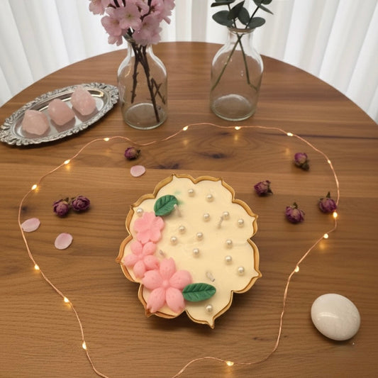 Gulabi Noor – Handcrafted Urli Candle