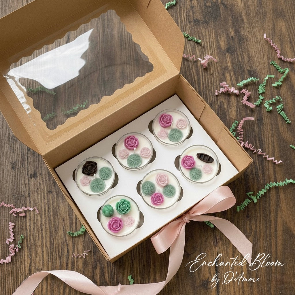 Blooming Radiance – Luxe Tealight Gift Set